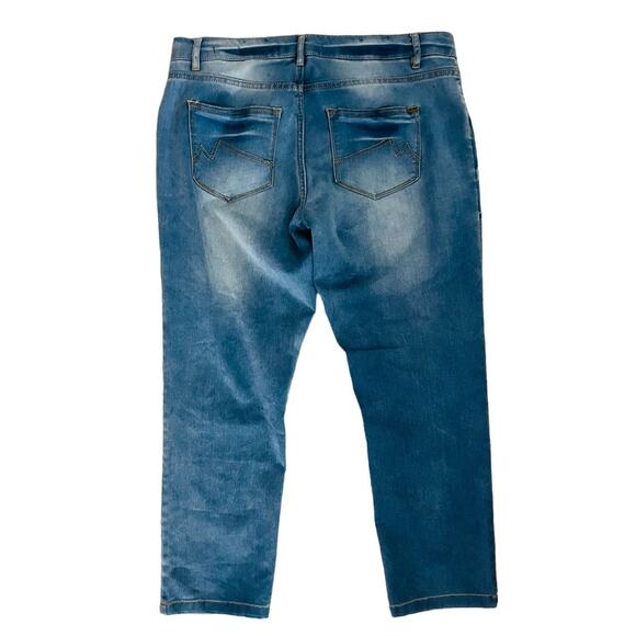 Max Jeans Light Blue Crop Size 12 - Picture 3 of 5